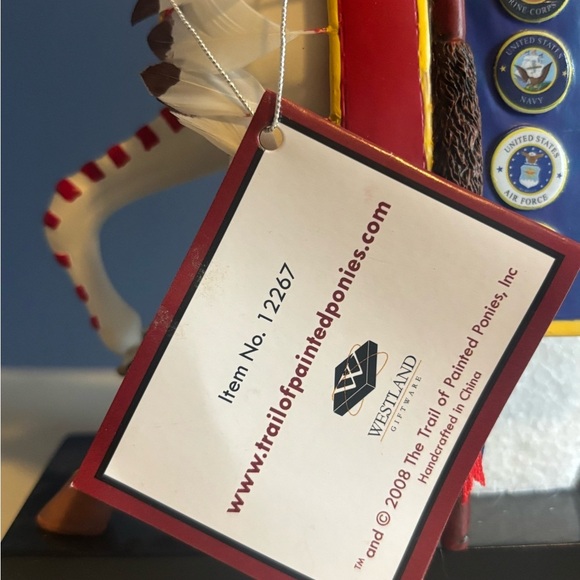 The Trail Of Painted Ponies “ The Trail Of Honor” #1142. New without box. - Picture 3 of 5